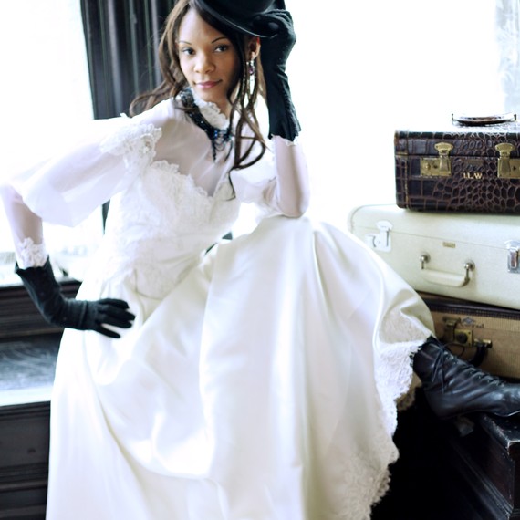 Vintage Victorian Steampunk Bridal Gown