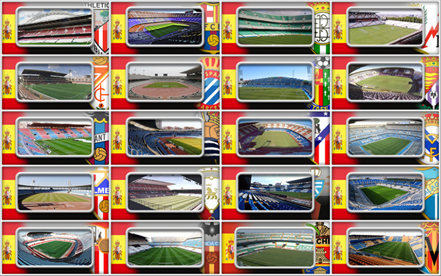 Pack stadiums LIGA BBVA " | pes6 2013/2015