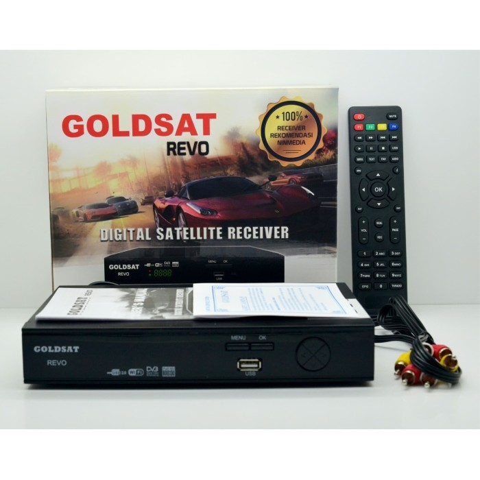 Set top box terbaik mek Goldsat - Goldstat Revo DVB T2