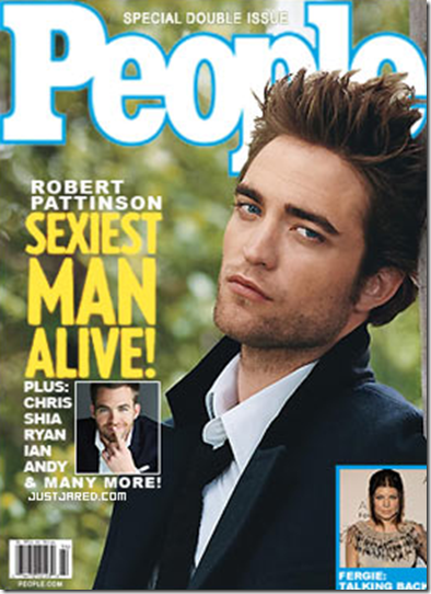 Robert Pattinson 2009 Sexiest Man Alive People Magazine