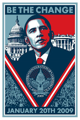 OBEY Giant - Limited Edition 2009 Barack Obama Presidential Inauguration Print by Shepard Fairey