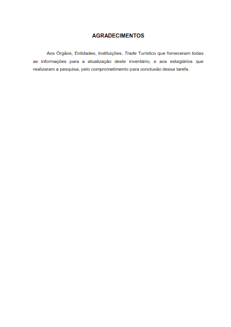 INVENTÁRIO DA OFERTA E INFRA ESTRUTURA TURÍSTICA DE SANTARÉM – PARÁ – AMAZÔNIA – BRASIL - 2010 / ANO BASE 2010