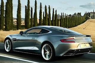 new Aston martin vanquish rear view