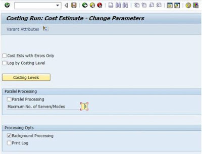 Automation of Standard Cost Estimate (CK40N)