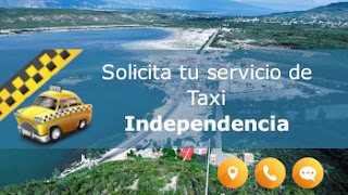 servicio de taxi y paisaje caracteristico en Independencia