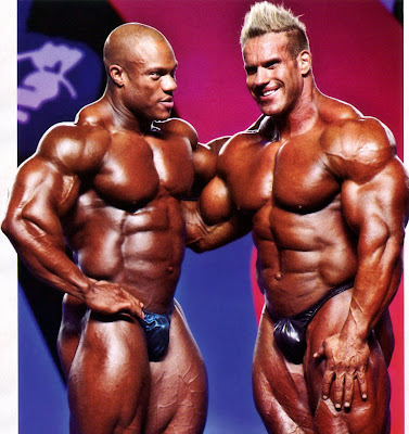 Phil Heath and Jay Cutler who took second and first respectively 