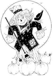 Scarecrow Coloring Pages