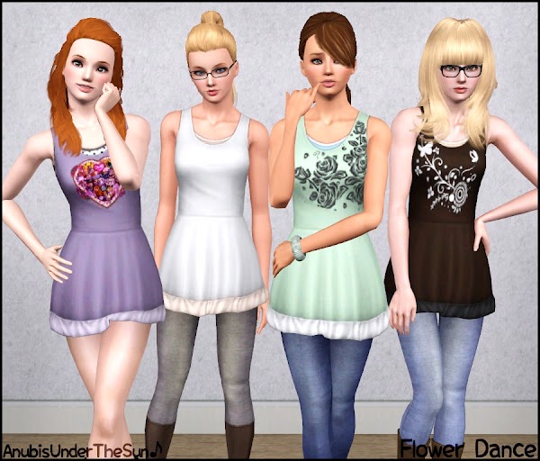 Flower Dance ~ Long Shirt + Skin Tight Jeans Flower Dance ~ Long Shirt + Skin Tight Jeans