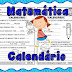 ATIVIDADE DE MATEMÁTICA - CALENDÁRIO 