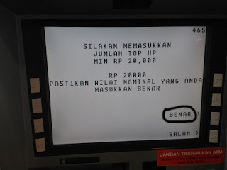 Masukan Nilai Top Up Flazz