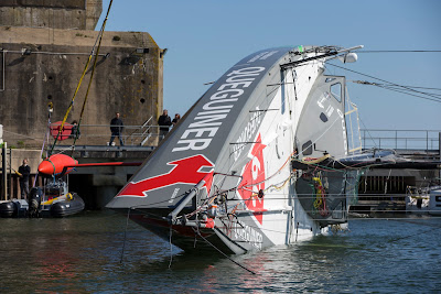 L'IMOCA Queguiner de Yann Eliès en plein test !