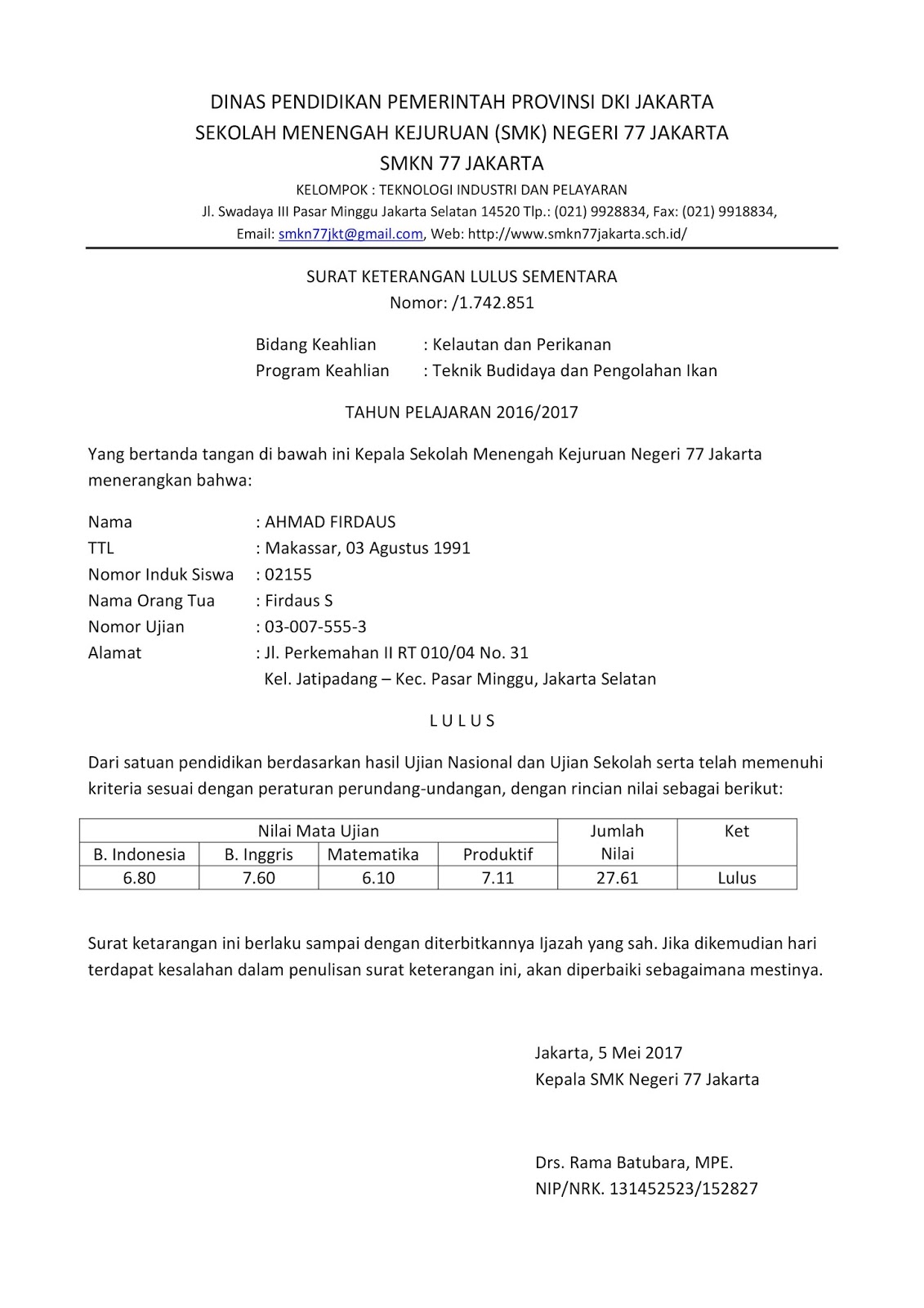 Contoh Gambar Surat Resmi Dalam Bahasa Inggris - Toast Nuances