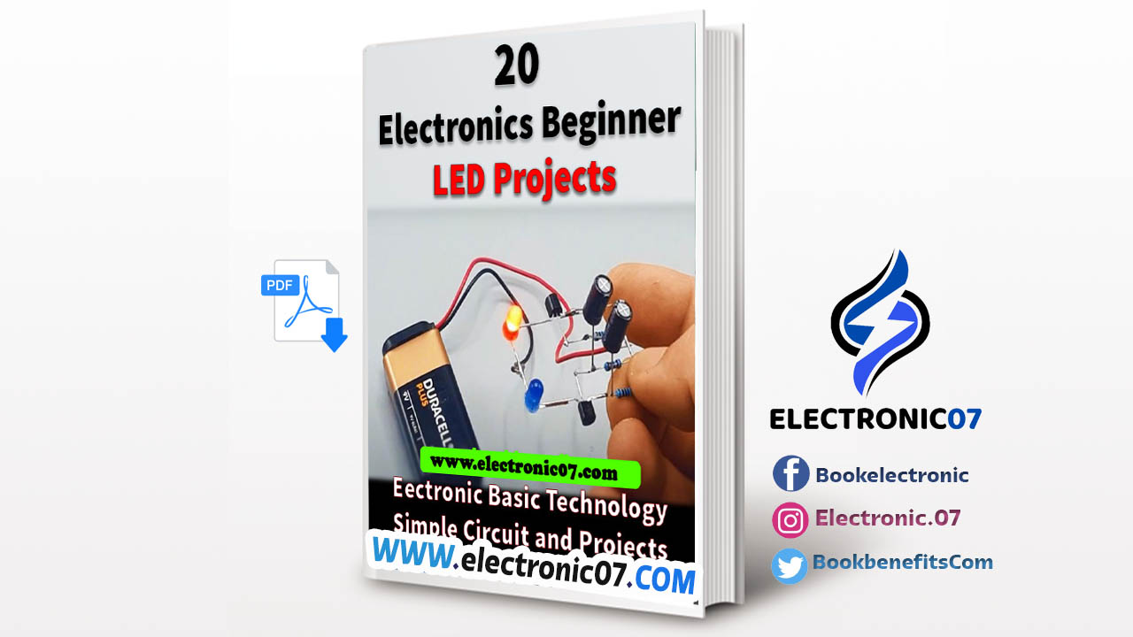 Simple LED circuit - basic electronics 