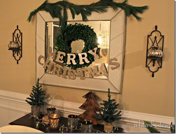 Merry Christmas Dining Room