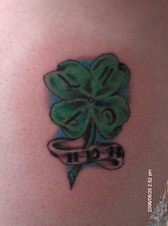 Four Leaf Clover Tattoo Ideas for men and women