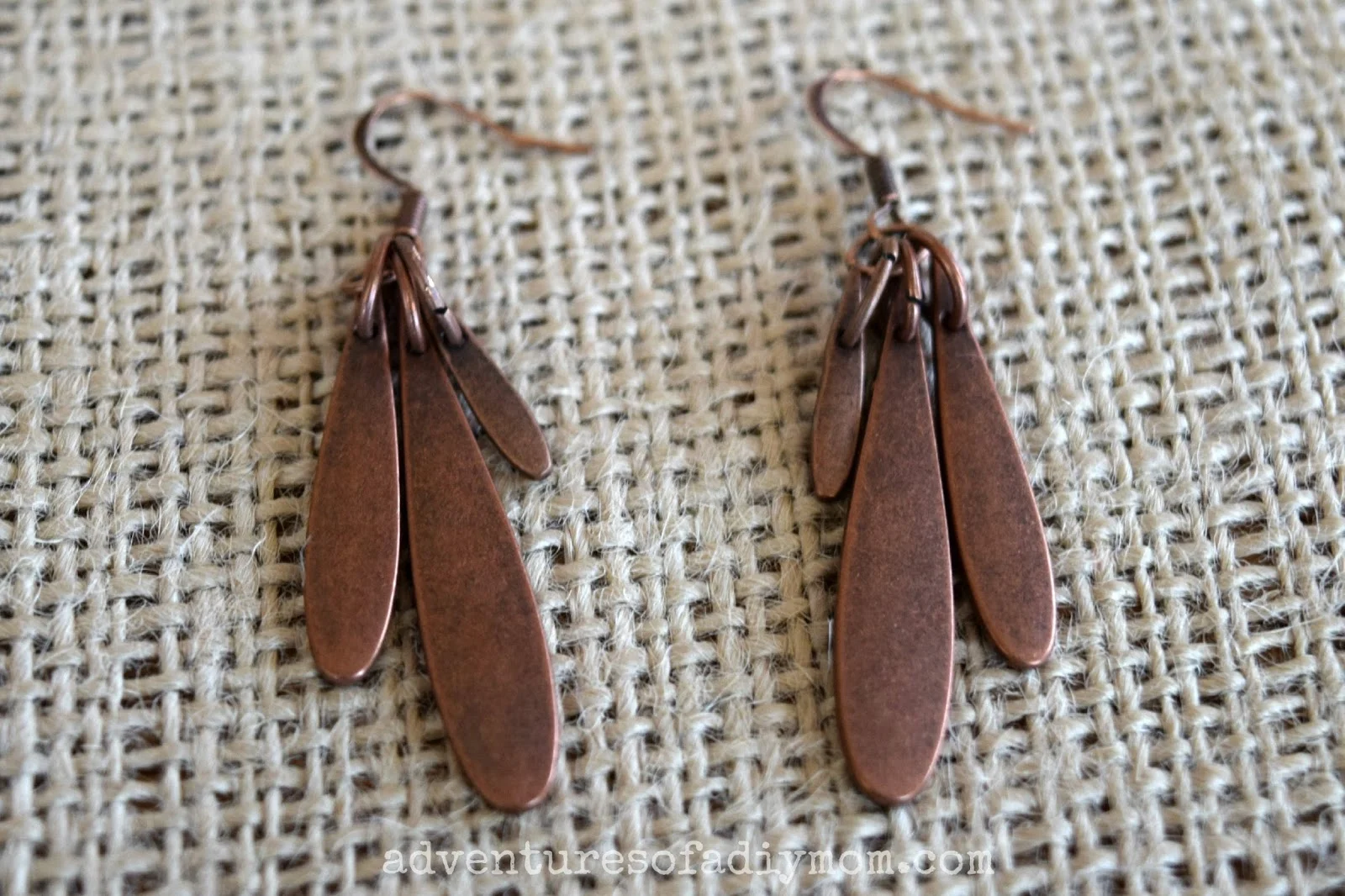 Copper Dangle Earrings