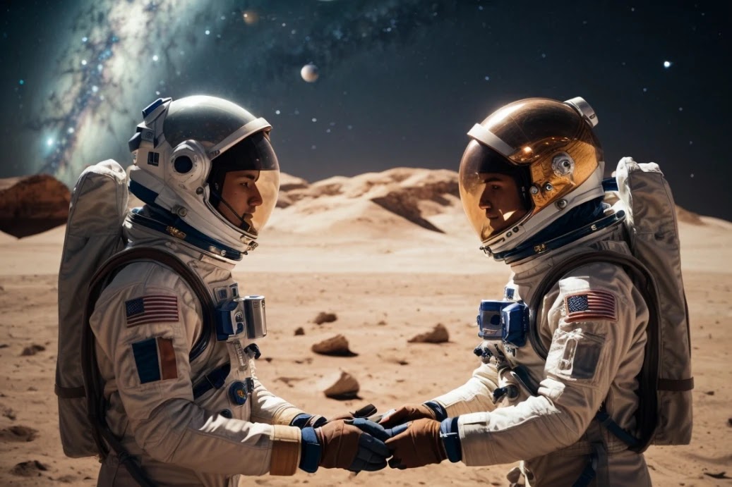 Emirati Astronauts' Bond Beyond Space: Hazza AlMansouri's Eager Anticipation for Sultan AlNeyadi's Return
