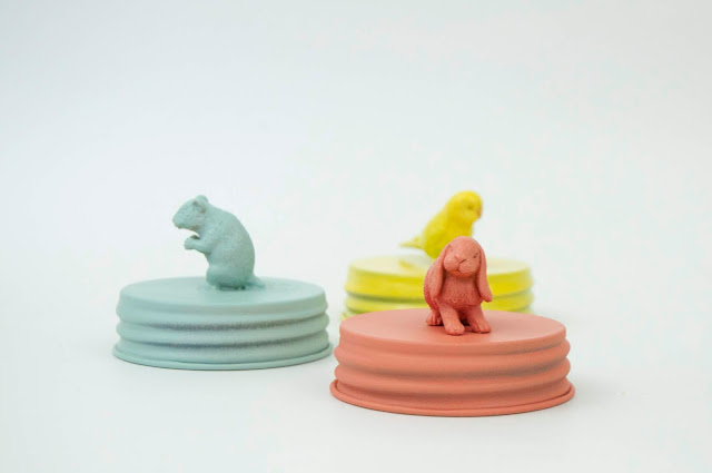 Painted Animal Jar Toppers tutorial by Jen Gallacher for www.jengallacher.com. #jengallacher #eastercraft #diycraft #masonjar