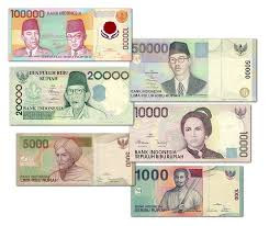 Banknote Indonesia from time to time.
