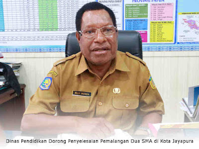 Dinas Pendidikan Dorong Penyelesaian Pemalangan Dua SMA di Kota Jayapura