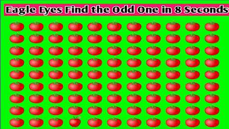 Sharp Eye Puzzle: Can you find the Odd one in 8 Seconds