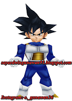 Papercraft Goku Armor Cell Game Chibi