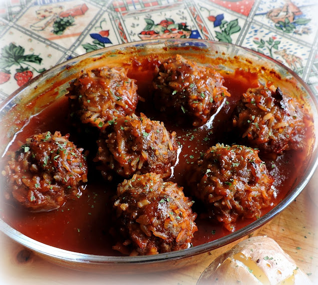 BBQ Porcupine Meatballs