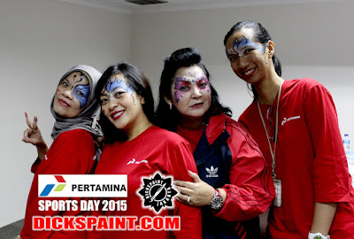 Face Painting Butterfly Pertamina Jakarta