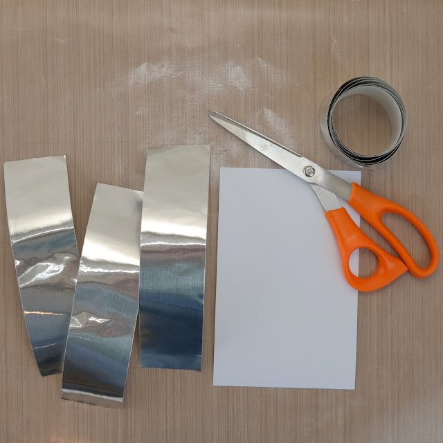 Embossing Prep: Adding Foil Tape to Cardstock