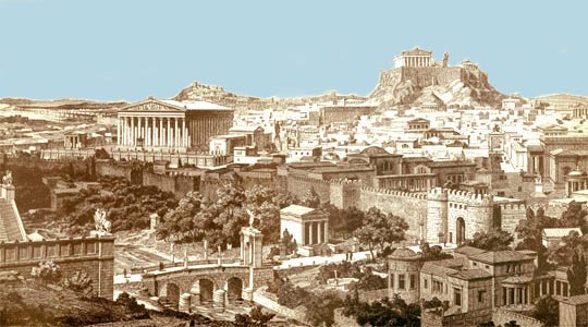 Athens Greece pictures 3 - Ancient Athens Greece view