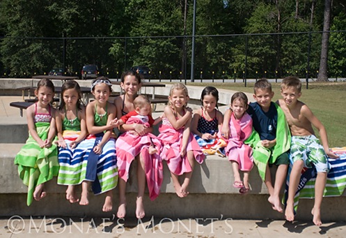 Swimming kids group blog