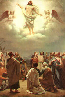 Jesus Christ ascending to heaven Drawing art