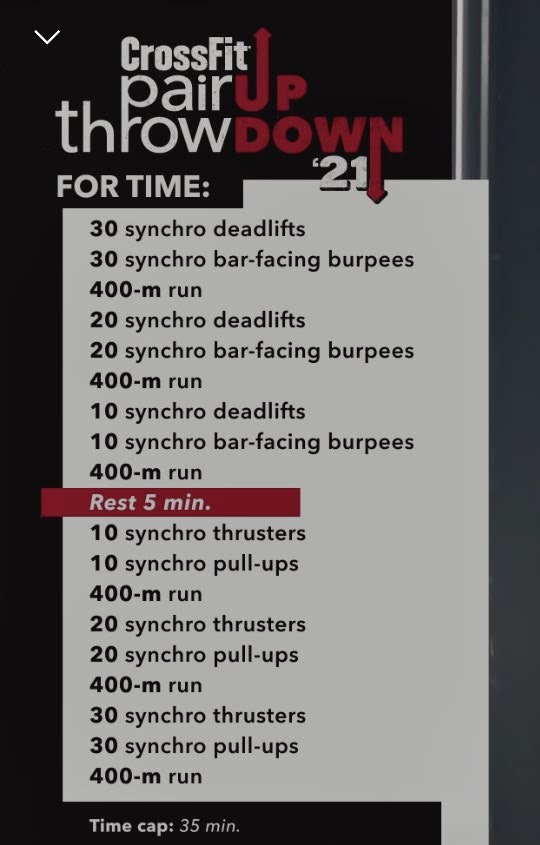 Crossfit Darwin Saturday 22 May Pair Up Throw Down