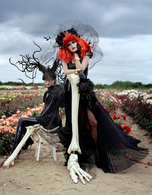 Tim Burton's Halloween Fashion Harper's Bazaar Photos