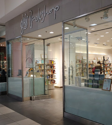 facade of glass bookshop, edmonton. photo by rob goetze