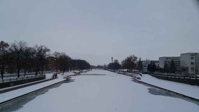 Winter in Hradec Kralove, Czech