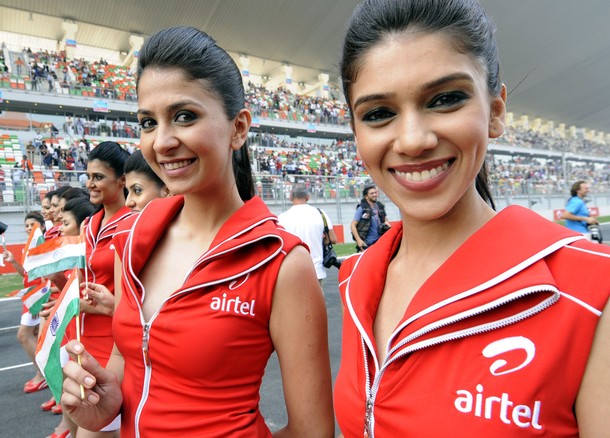 2012 AIRTEL INDIAN F1 GRAND PRIX - F1  GRID GIRLS [ CLICK FOR LARGER IMAGE ]