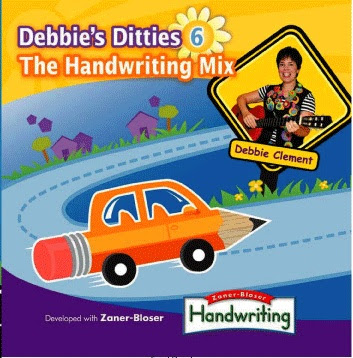 Debbie Clement, Handwriting songs, Handwriting music, Debbie's Ditties, early childhood music