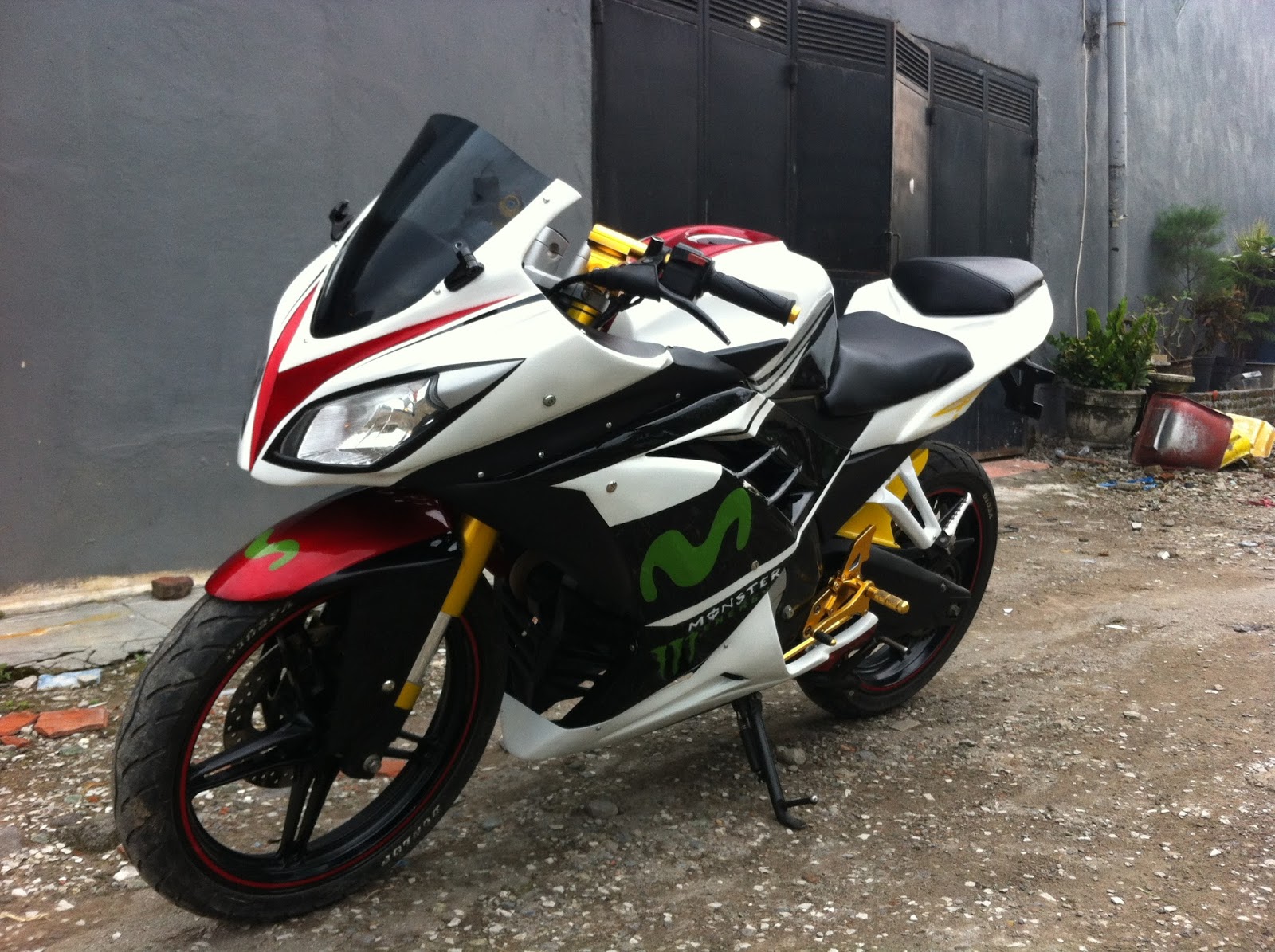 new vixion modif ninja 250 fi terkeren