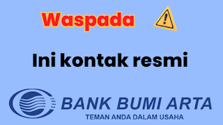 Kontak Resmi dan Informasi Lengkap BANK BUMI ARTA