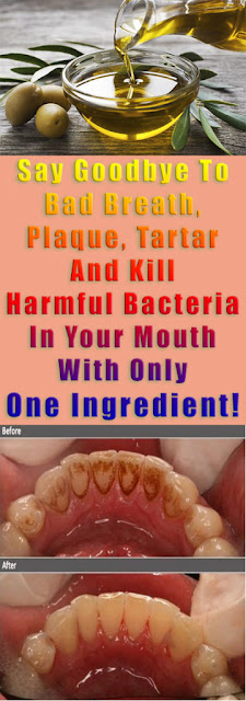 Say goodbye to bad breath, plaque, tartar and kill harmful bacteria in your mouth with only one ingredient