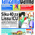 MAGAZETI YA LEO-JUMATATU TAREHE 16
