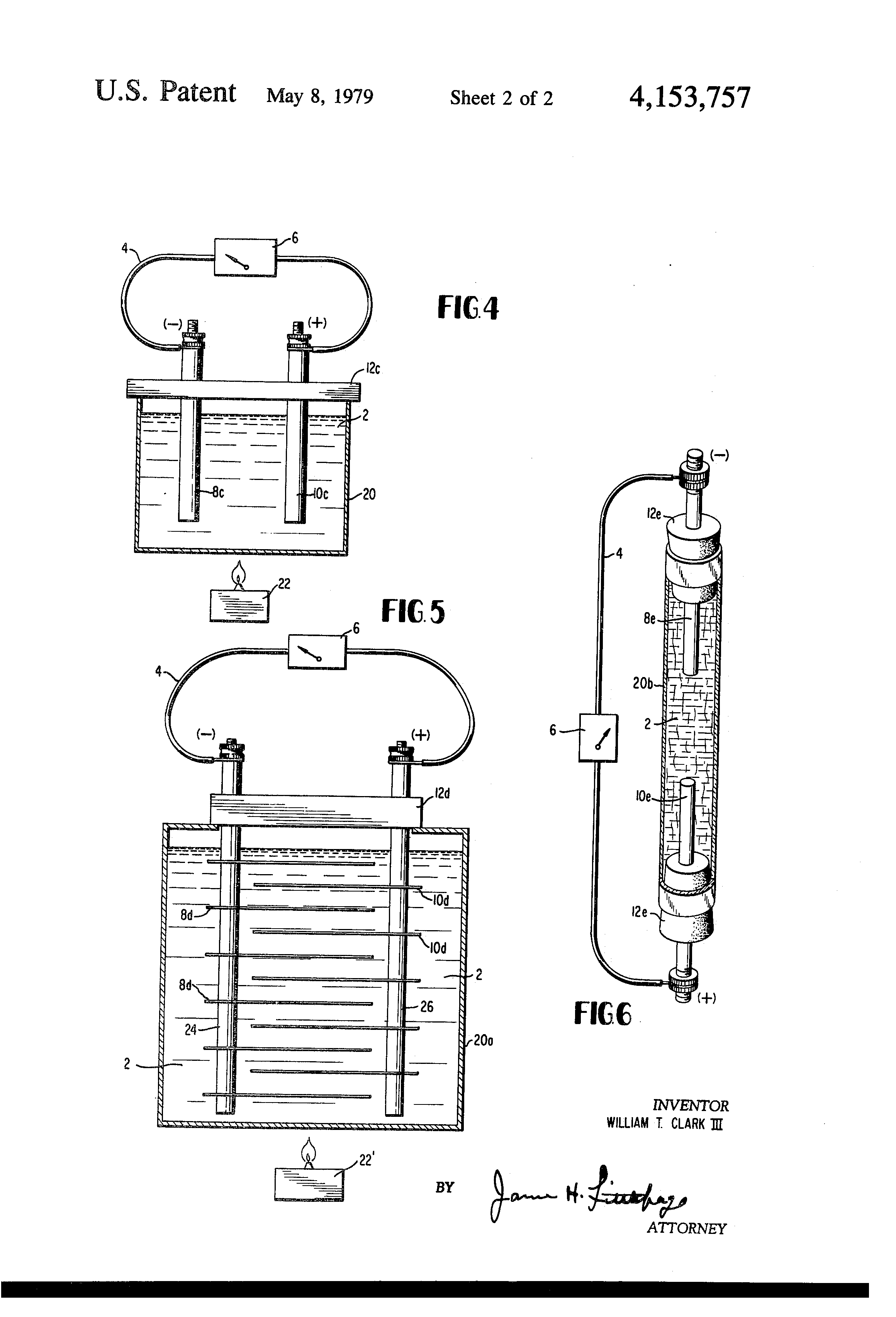 Patent Earth Battery Generator William Clark