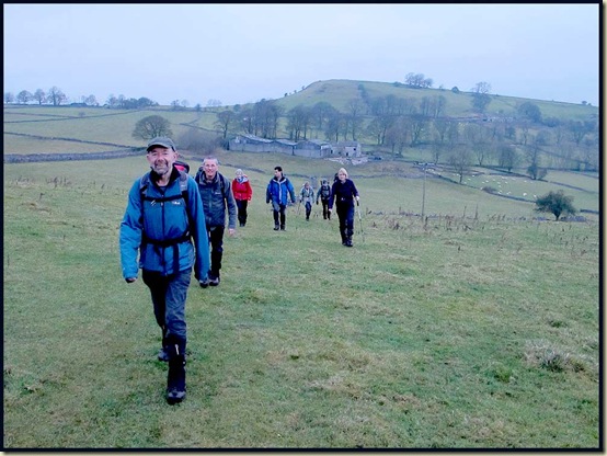 Approaching Taddington at dusk, near Priestcliffe