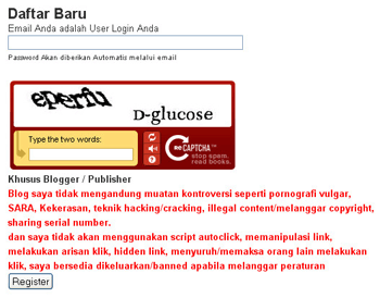 form sign up kumpulblogger.com