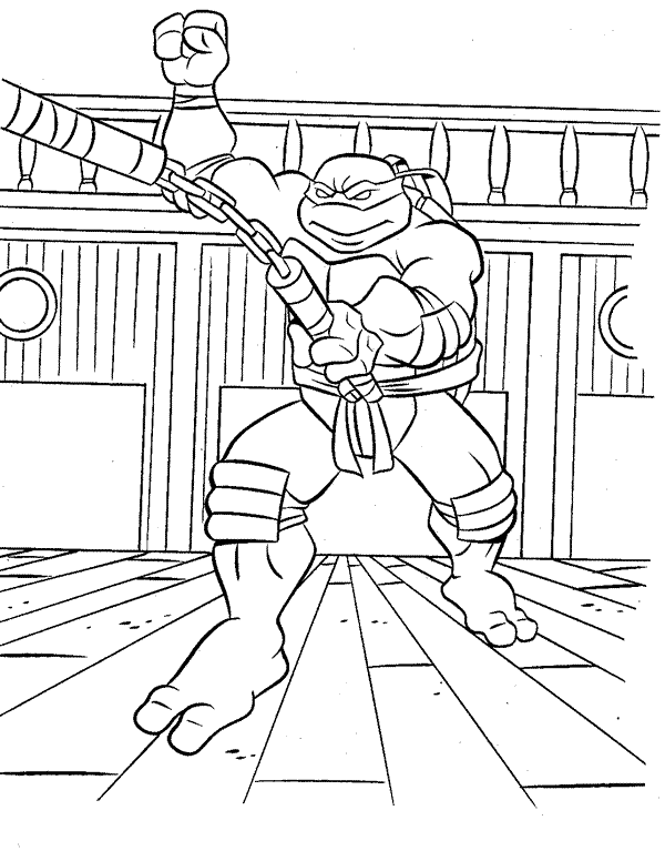 Tmnt Coloring Page