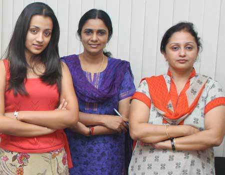 Trisha Krishnan without makeup