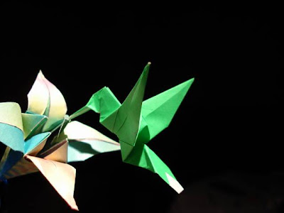 Colibrí Tejedor De Vida Colibrí En Origami