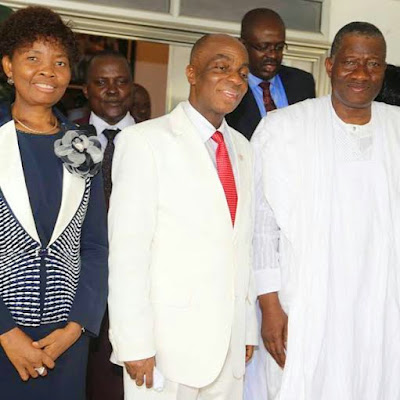 GEJ Worships At Winners Chapel, SEE Controversies On What Bishop Oyedepo Said Yesterday[Photo]