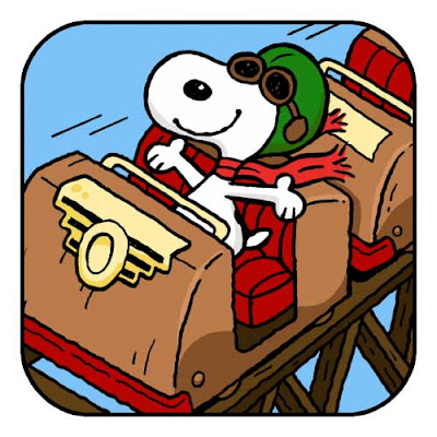 iPhone Apps, iPad Apps, iPhone Free Games, iPad Games, iOS Apps, iOS Games, Download Snoopy Coaster Game, 2013 Mobile Games, iPod Apps, iPod Games,